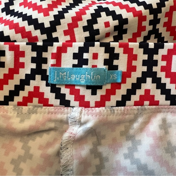 J. McLaughlin Red and Black Tennis Gold Skort XS - Picture 6 of 8